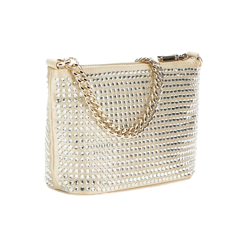 GUESS Synthetic Material Handbag, Shoulder Bag Mini Women's White-1
