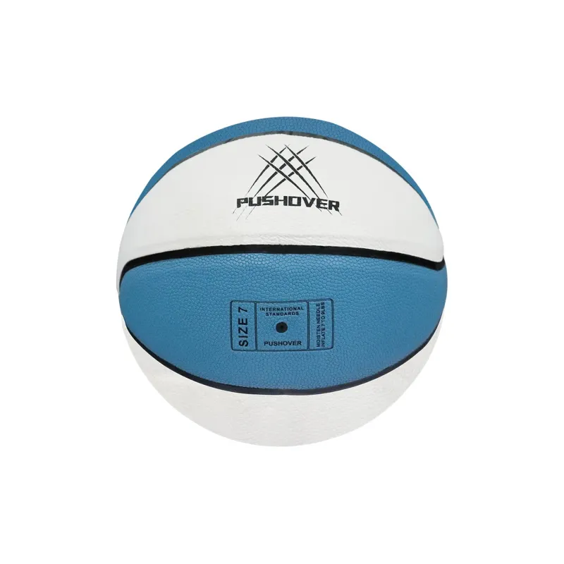 PUSHOVER PU Basketball Blue White Size 7 Training-18
