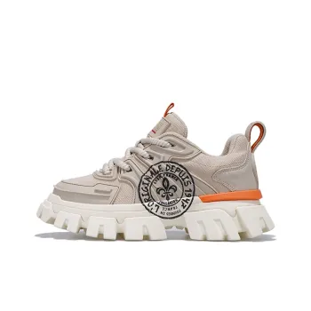 Palladium Paraline Slip Resistant Low Top Chunky Sneakers Women's Beige Brown