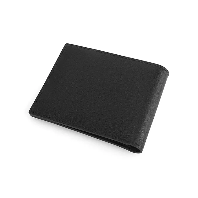 BABAMA Cow Leather Wallet Regular Unisex Black-2