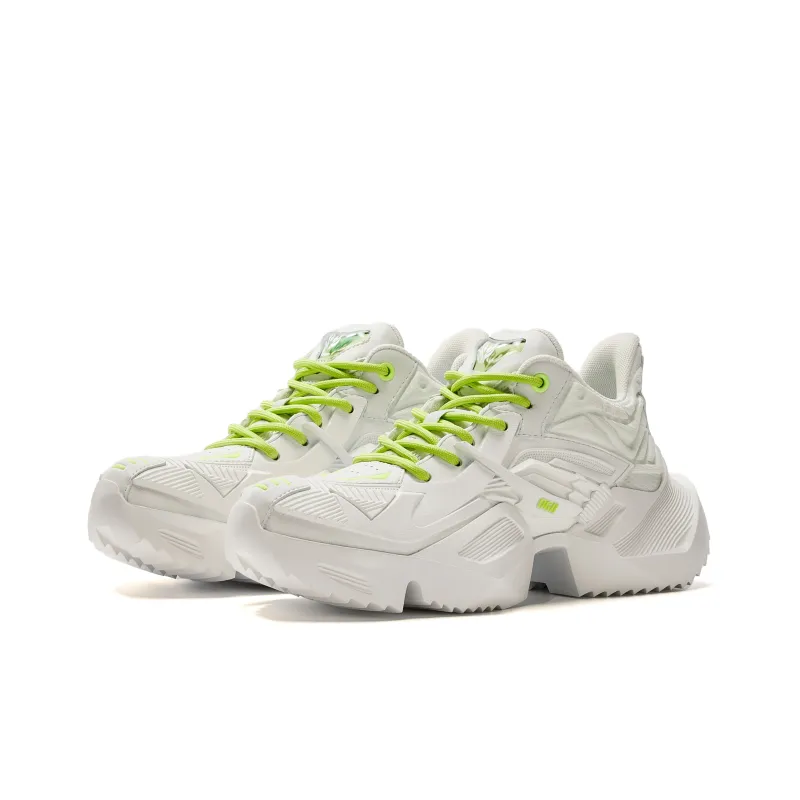 OGR Mecha Classic 2.0 Collection Low-Top Chunky Sneakers Unisex White-2