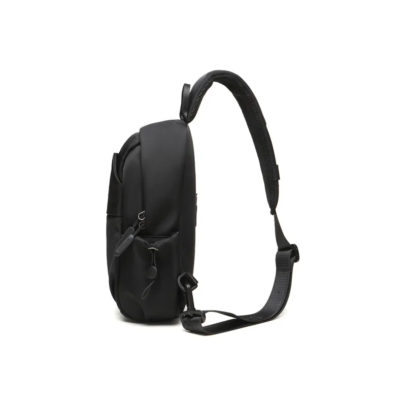 SEPTWOLVES Nylon Sling Bag Shoulder Bag Crossbody Bag Regular Unisex Black-2