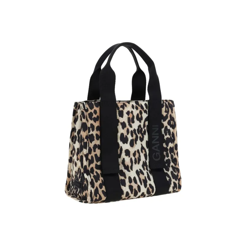 GANNI Polyester Portable Crossbody Bag Shoulder Bag Women's Black-1