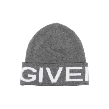 GIVENCHY Cashmere Cotton Beanies Kids' Gray