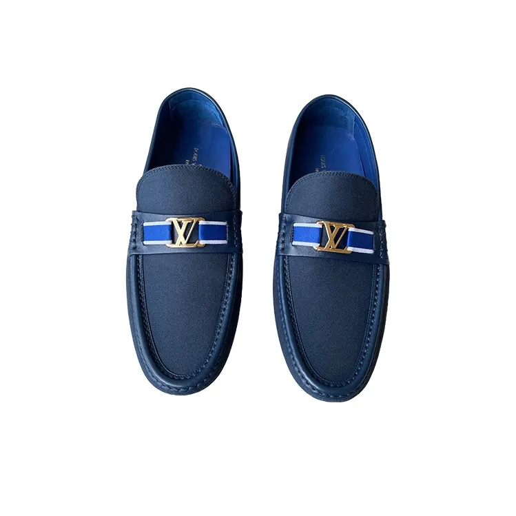 LOUIS VUITTON Beanie Shoes Men's Blue-3
