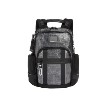 TUMI Alpha Bravo Nylon Backpack Men's Black/Gray