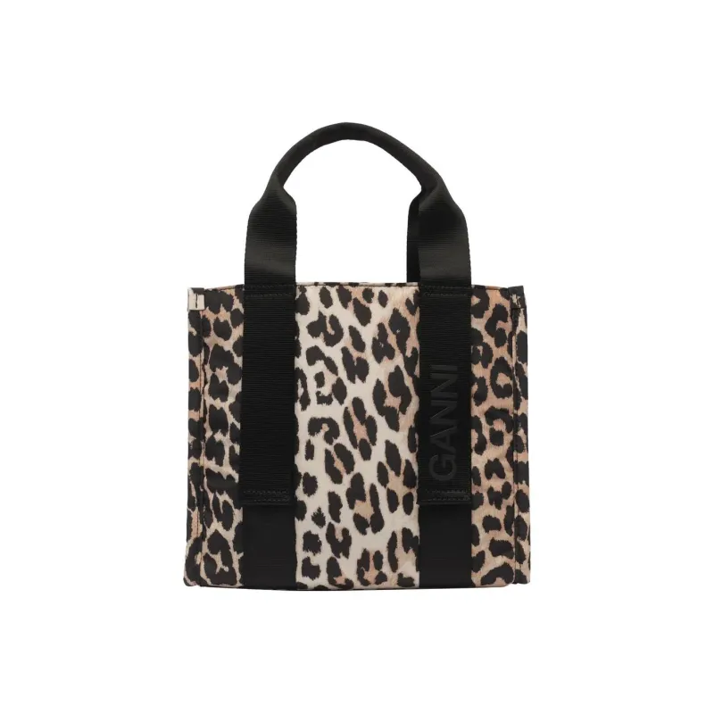 GANNI Polyester Portable Crossbody Bag Shoulder Bag Women's Black-3