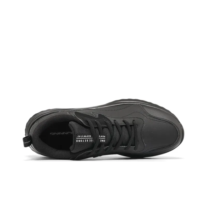 361° Flick Series Cushioning, Wear Resistant Low Top Running Shoes Men's Black-1