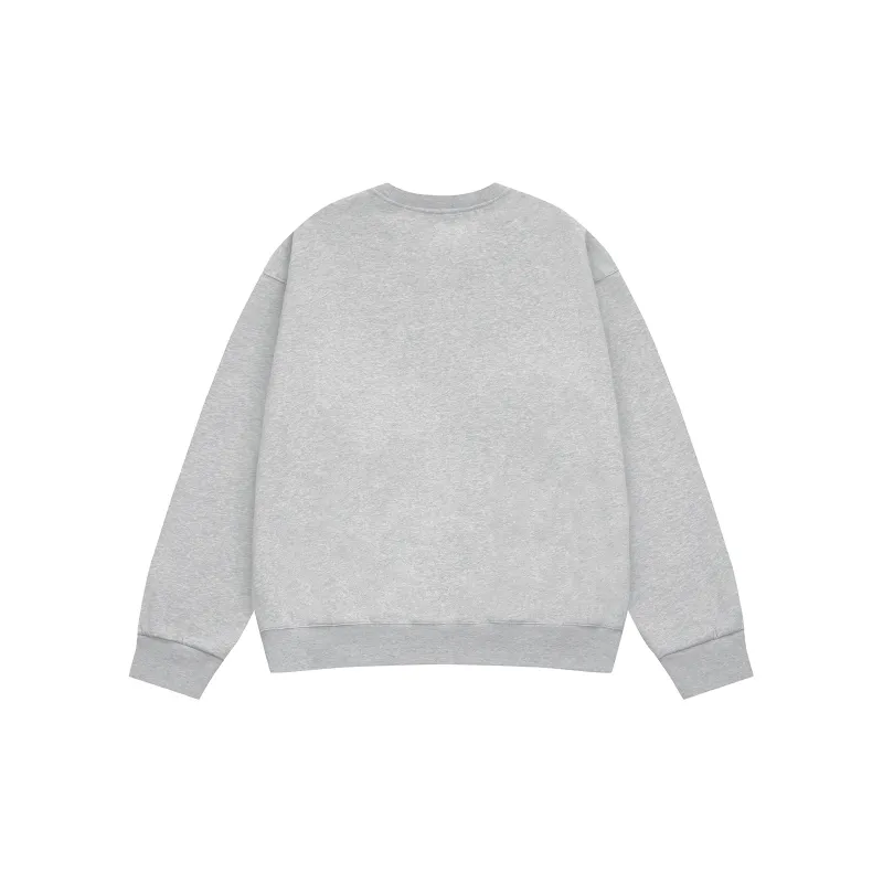 PAULASARA Crewneck Sweatshirt Unisex Oat Gray-1