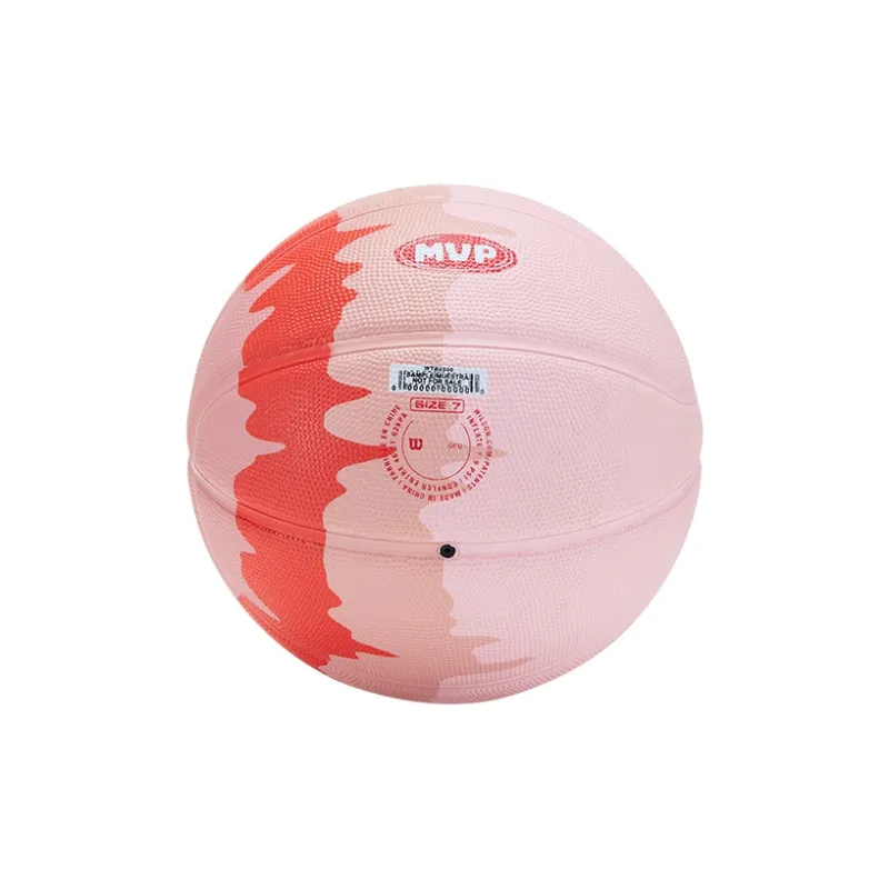 Wilson MVP Series Rubber Basketball Pink Orange Size 7 Ball Training-2