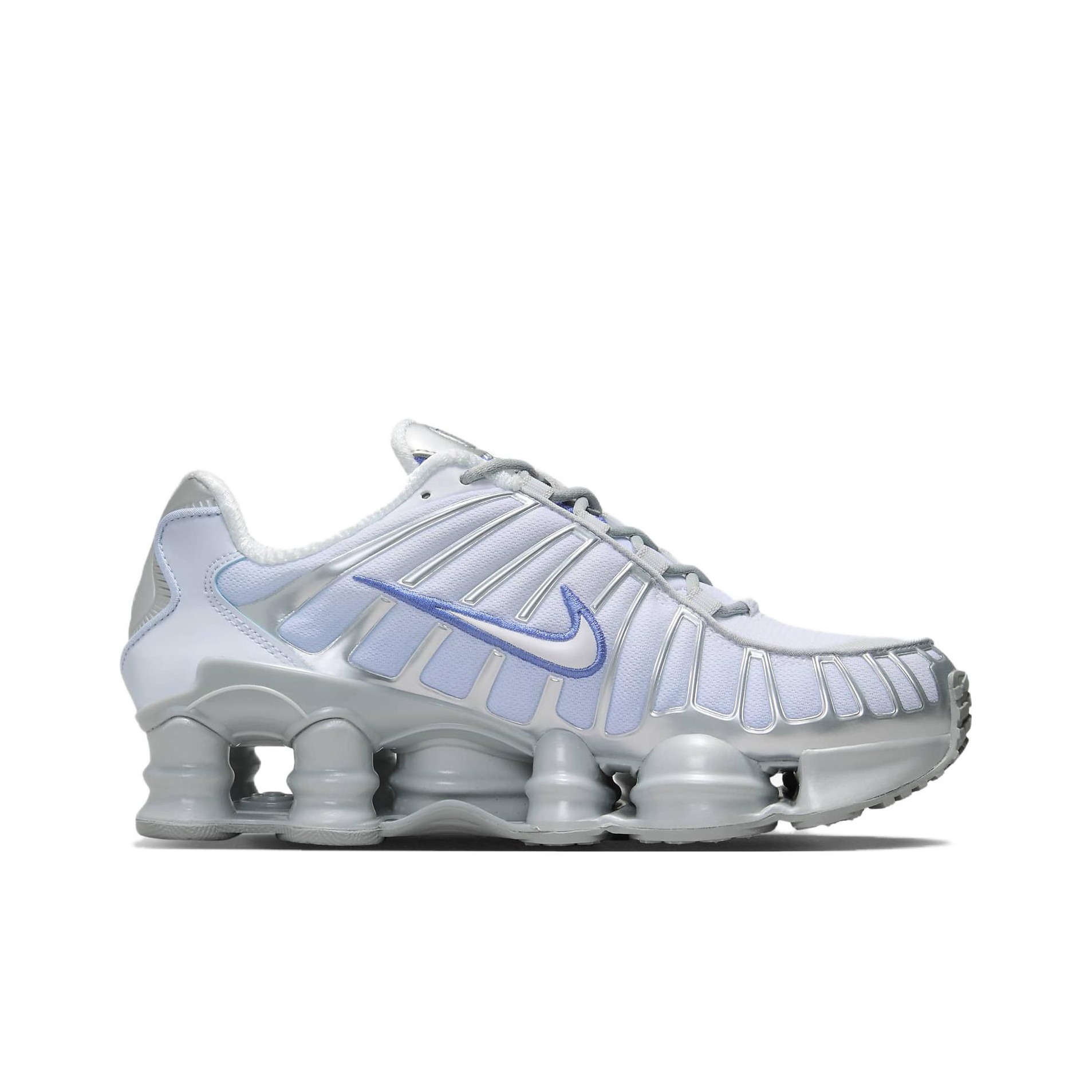 Nike Shox Tl Metallic Platinum Blue Tint Women's Metallic Nike Shox Tl Metallic Platinum Blue Tint Women's Metallic