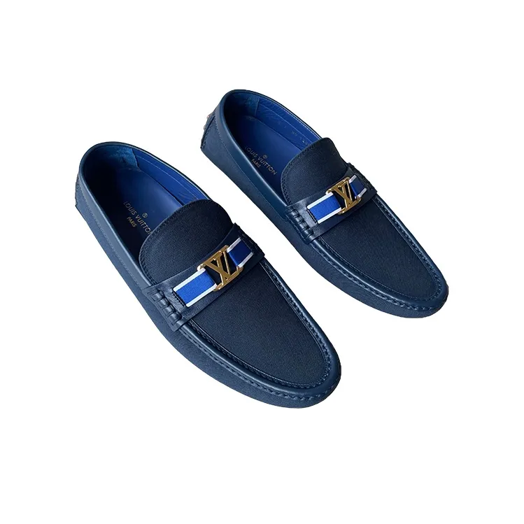 LOUIS VUITTON Beanie Shoes Men's Blue-2