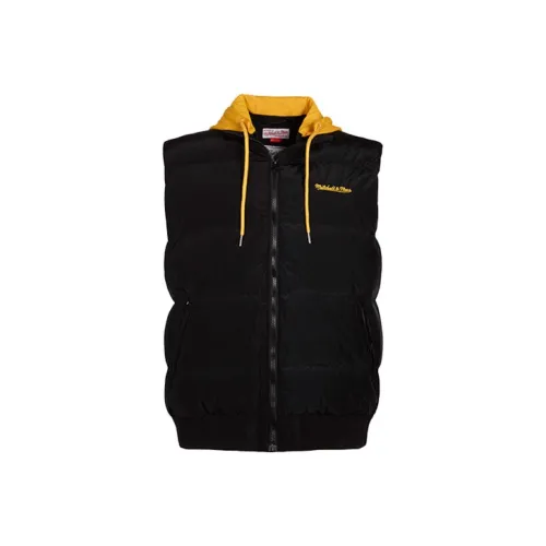 Mitchell Ness Vests Men Black/Yellow