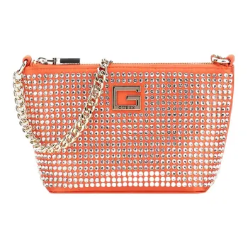 GUESS Polyester Crossbody Bag Shoulder Bag Women's Orange