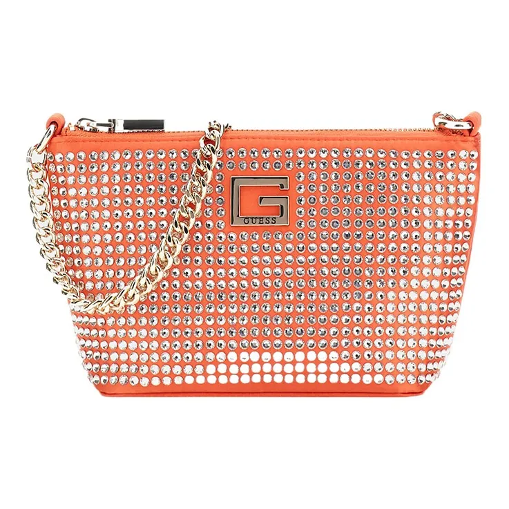 GUESS Polyester Crossbody Bag Shoulder Bag Women's Orange-0