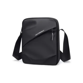 GOLF Fabric Crossbody Bags Shoulder Bags Medium Size Men's Dusty Black/Elegant Gray
