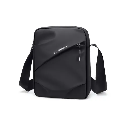 GOLF Fabric Crossbody Bags Shoulder Bags Medium Size Men's Dusty Black/Elegant Gray