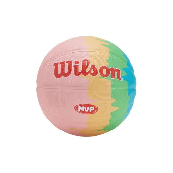Wilson MVP Series Rubber Basketball Rainbow Size 7 Ball Training Unisex