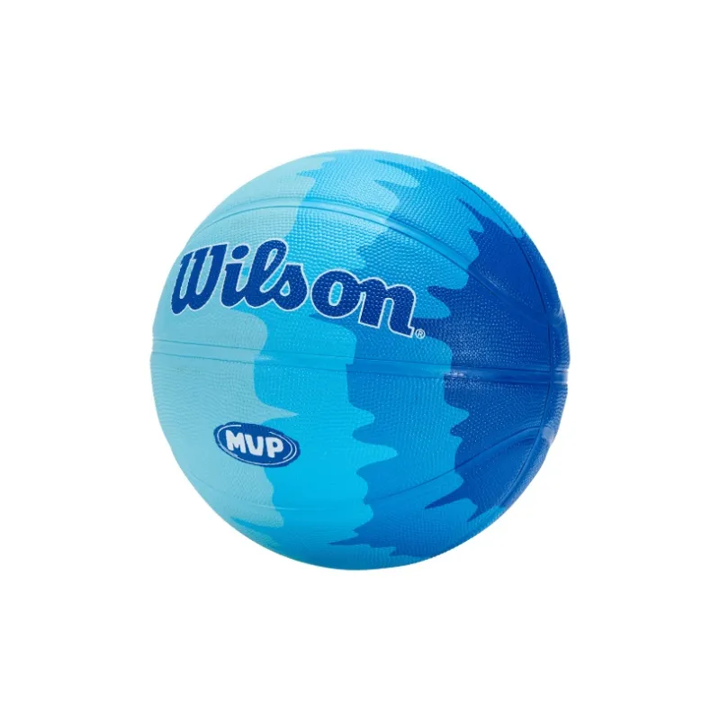 Wilson MVP Series Rubber Basketball Blue Size 7 Training Unisex-1