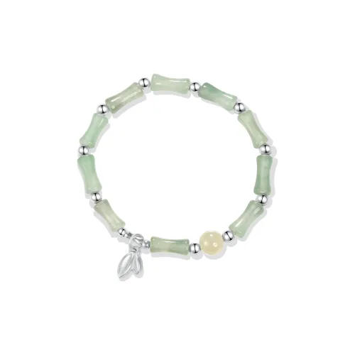 MOLADY Chalcedony Ascending Bamboo Chalcedony Beaded Bracelet Women's