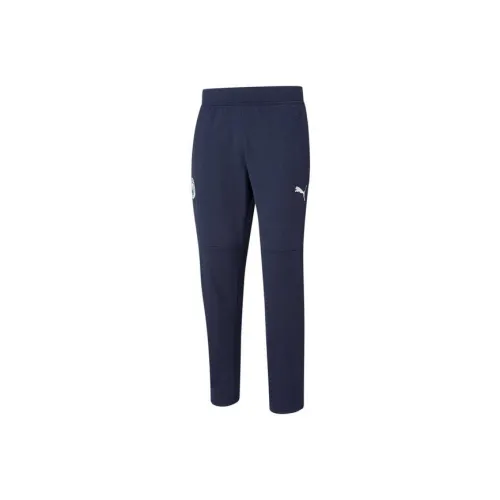 PUMA Knitted Sweatpants Men Tweed Blue