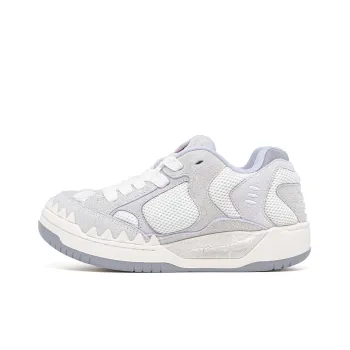 BBIMP Anti-Slip Wear-Resistant Low-Top Skateboard Shoes Unisex Vintage White