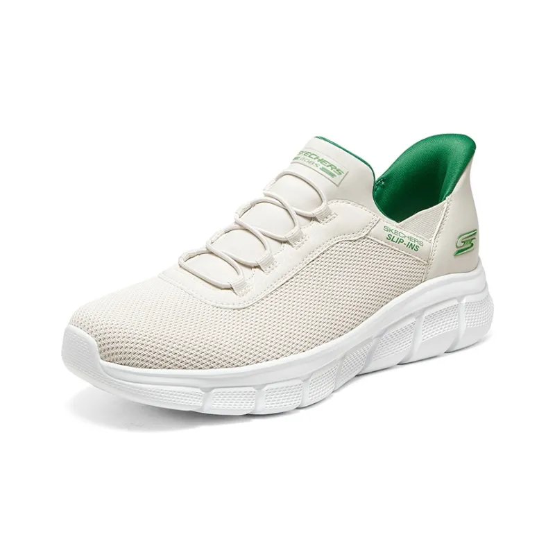 Skechers Bob's Slip Ins 'White Green'-2