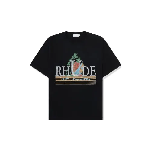 RHUDE T-Shirts Men Black