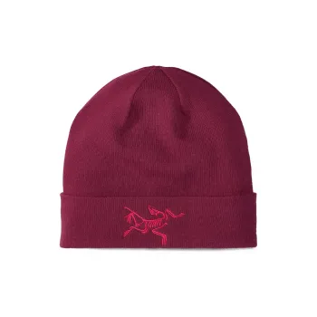 Arcteryx Knitted Fabric Beanies Unisex Bordeaux Burgundy