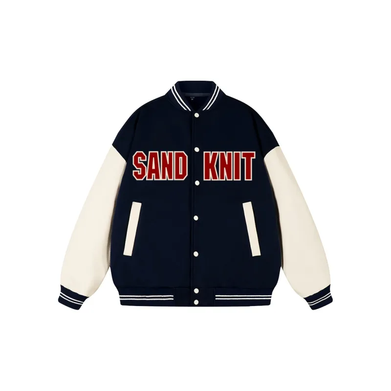 SandKnit Baseball Jacket Unisex-15