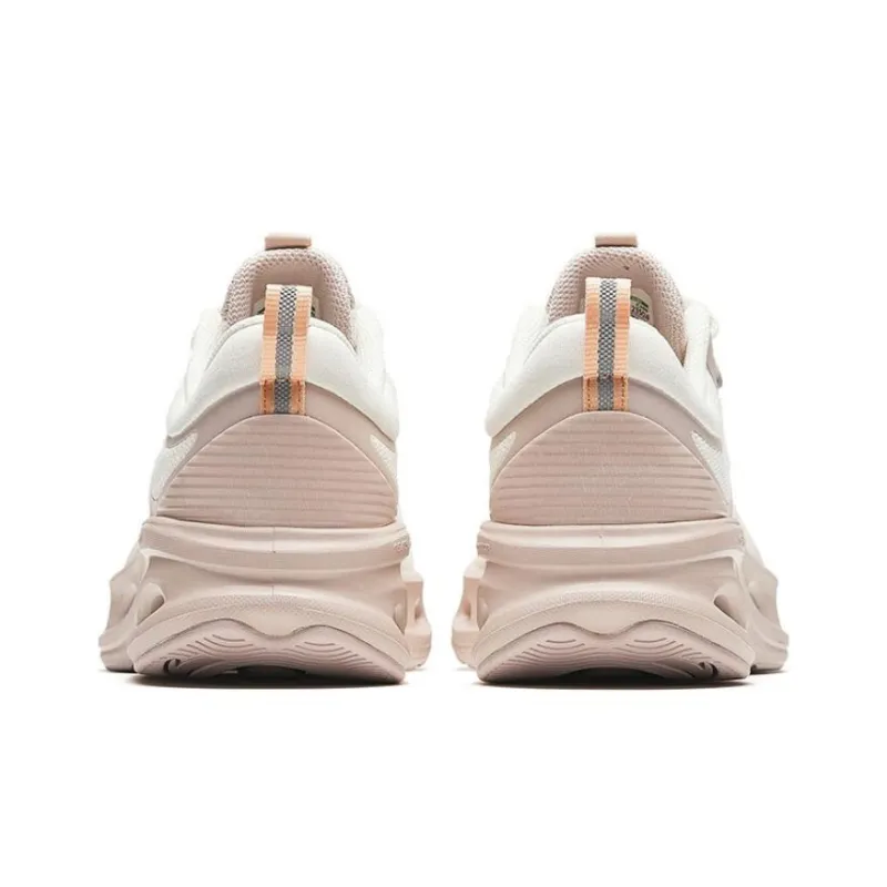 Anta Cushioning Rebound Low-Top Running Shoes Women's Ivory White Lotus Grey-3