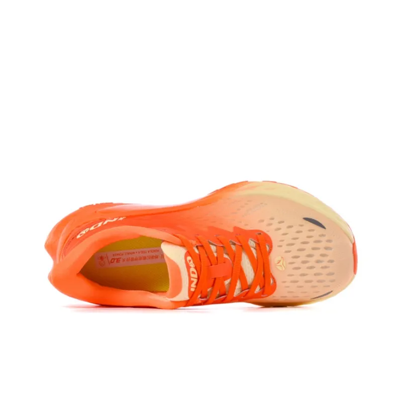JNDO Low Top Tesla Valve Breathing Technology Running Shoes Unisex Vibrant Orange-2