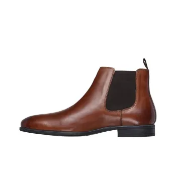 Skechers Trentmore Ankle-Length Chelsea Boots Flat Men's Brown