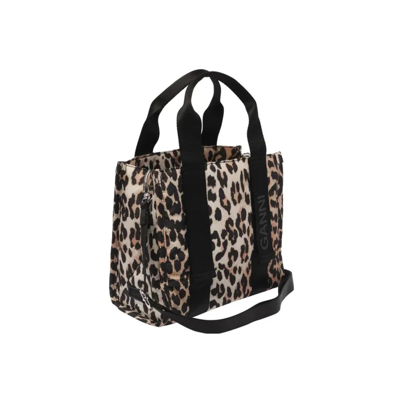 GANNI Polyester Portable Crossbody Bag Shoulder Bag Women's Black-2