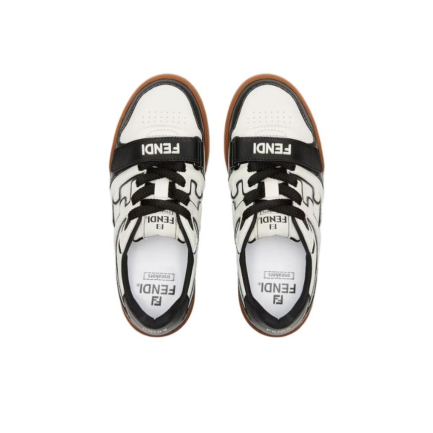 FENDI Women's Match 'White Black Brown' - POIZON