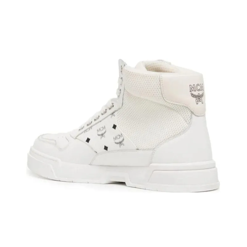 MCM Skyward Monogram High-top Sneakers-3