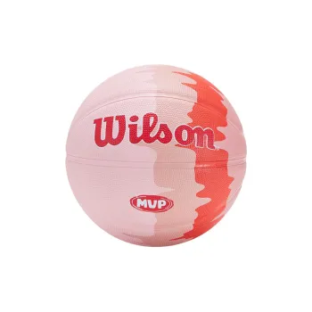 Wilson MVP Series Rubber Basketball Pink Orange Size 7 Ball Training