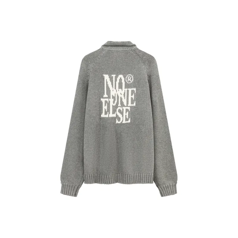 NO ONE ELSE Knitwear Unisex Light Heather Gray-1