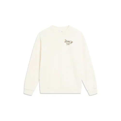 LINING Sports Life Collection Sweatshirts Women's Off White