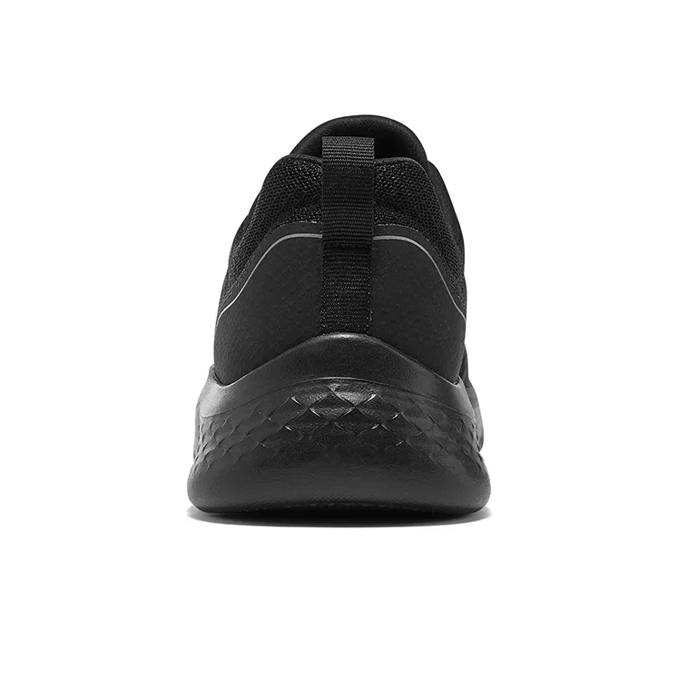 Skechers Go Walk Fle Cushioning Wear Resistant Low Top Running Shoes Men's Black-4