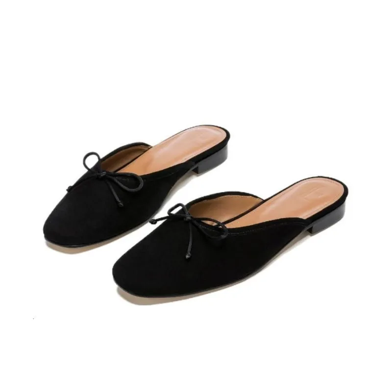 FLATTERED Closed Toe Slippers Women's Black-2