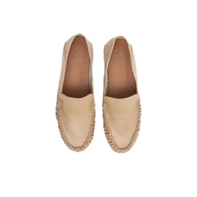 FLATTERED Loafers 1cm Women's Sand-3