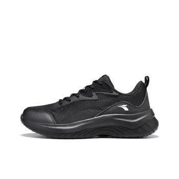 361° Abrasion Resistant Low Top Running Shoes Men's Obsidian Black