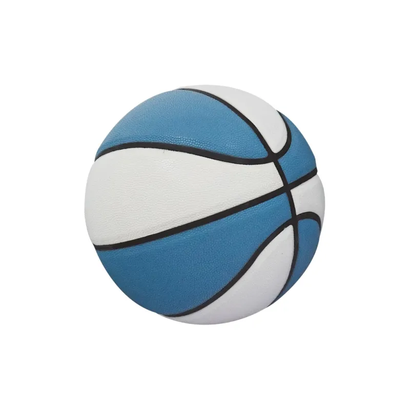 PUSHOVER PU Basketball Blue White Size 7 Training-4