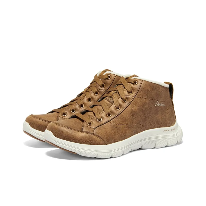 Skechers Flex Appeal 4.0 Warm And Wear Resistant Crew Snow Boots Women's Chestnut-3