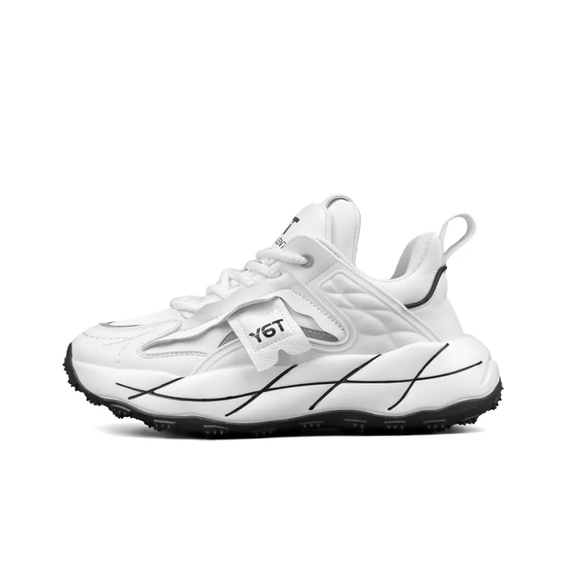 Y6T Love Shadow Collection Anti-Slip Wear-Resistant Low-Top Platform Lightweight Chunky Sneakers Unisex-6