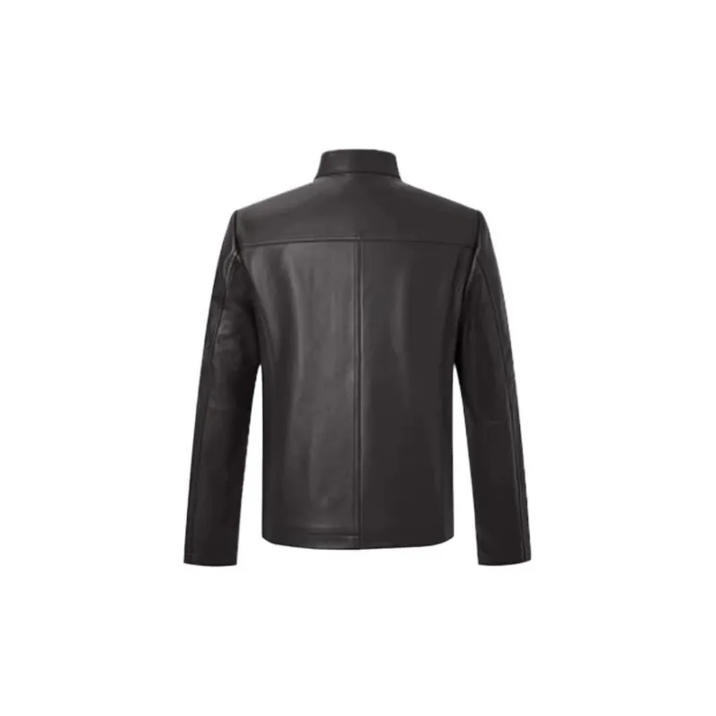 HAZZYS Leather Jackets Men-1