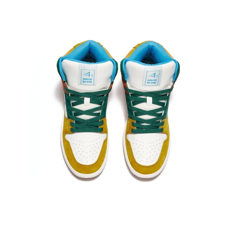 A1 Coverage Wear Resistant High Top Skateboard Shoes Unisex-21