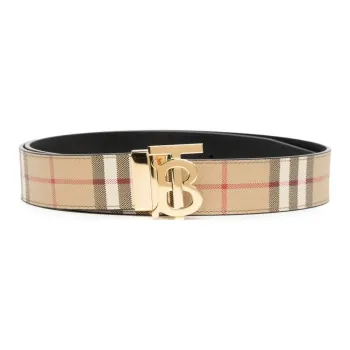 Burberry Reversible Check Tb Belt