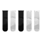 [Combo 2]Black Heart+White Small Flower+Black Circle+White Stripes+White Diamond